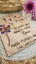 Load image into Gallery viewer, Mother&#39;s Day Dandelion plaque
